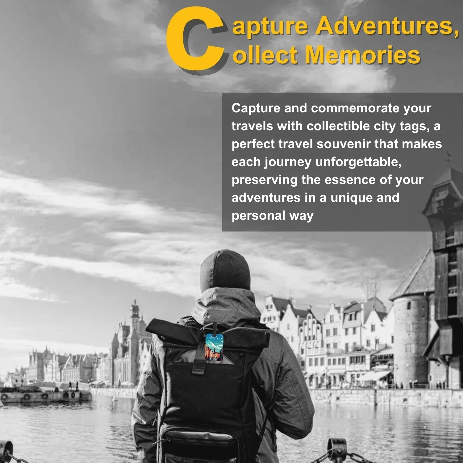 Smart Bag Security Tag - Copenhagen [Pack 2]-2