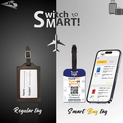 Smart Bag Security Tag - France Flag [Pack 2]-1